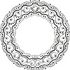 Vector clipart: round frame