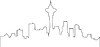 Vector clipart: Toronto skyline