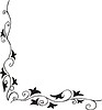 Vector clipart: ornamental corner