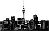 Auckland skyline | Stock Vector Graphics