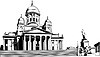 Vector clipart: Helsinki sights