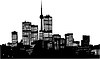 Vector clipart: Moscow skyline