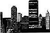 Vector clipart: Pittsburgh skyline