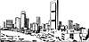 Vector clipart: Singapore skyline