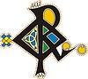 Vector clipart: celtic initials RO