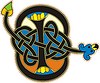 Vector clipart: celtic initials SI