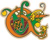 Vector clipart: celtic initial E