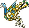 Vector clipart: celtic bird clipart