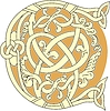 Celtic initial letter C