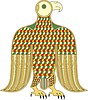 Vector clipart: celtic clipart - eagle (symbol of Mark the Evangelist, B. of Durrow)