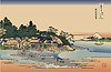 Vector clipart: Hokusai. Enoshima in Sagami Province