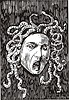 Vector clipart: Medusa; by Caravaggio