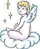 angel on a cloud