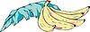 Vector clipart: bananas