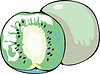 Vector clipart: kiwi