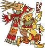 Vector clipart: Chantico - Aztec goddess of fire