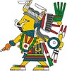 Vector clipart: Tlazoteotl - Aztec goddess of purification