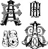 monograms AE