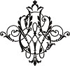 Векторный клипарт: вензель AWE