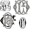 Monograms - Vector images on CD or by download