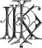 Векторный клипарт: вензель HJK