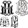 Vector clipart: monogram LL