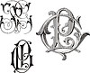 Vector clipart: monogram PG