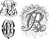 Vector clipart: monogram QB