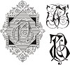 Vector clipart: monogram TP