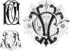 Vector clipart: monogram VC