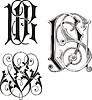 Vector clipart: monogram VS