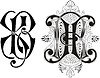 Vector clipart: monogram XB