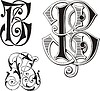 Vector clipart: monogram ZB