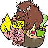 boar cartoon