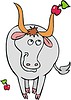 Vector clipart: ox (bull cartoon)