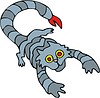 Vector clipart: scorpion-cat