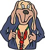 Vector clipart: dog cartoon