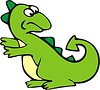 Vector clipart: dragon cartoon