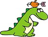 Vector clipart: dragon cartoon