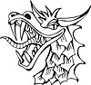 Dragon head | Stock Vector Graphics