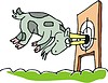 Vector clipart: goat cartoon