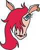 Vector clipart: horse cartoon