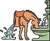 Vector clipart: horse cartoon