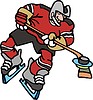 ice hockey cartoon
