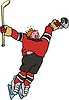 ice hockey cartoon