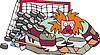 ice hockey cartoon