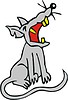 Vector clipart: rat cartoon