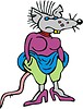 Vector clipart: rat cartoon