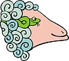 Vector clipart: snake cartoon