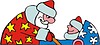 Vector clipart: Santa Claus